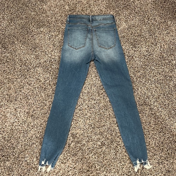 Abercrombie & Fitch High Rise Skinny Jeans Size 25/0 Regular - Picture 3 of 4